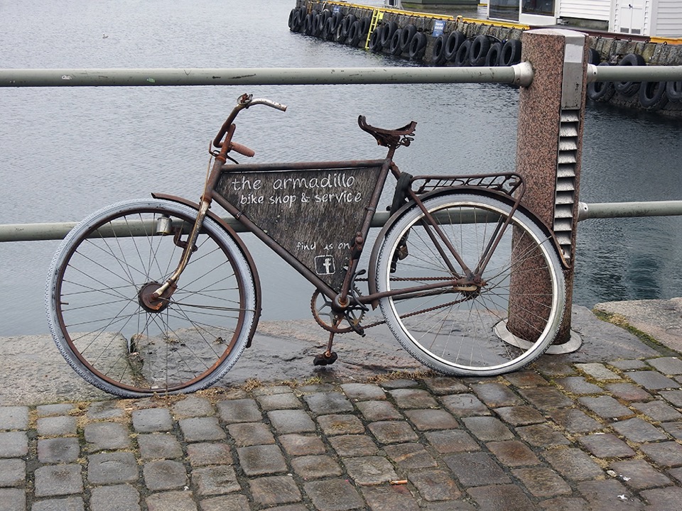 Pub pour la location de vélos Bergen 14.02.19